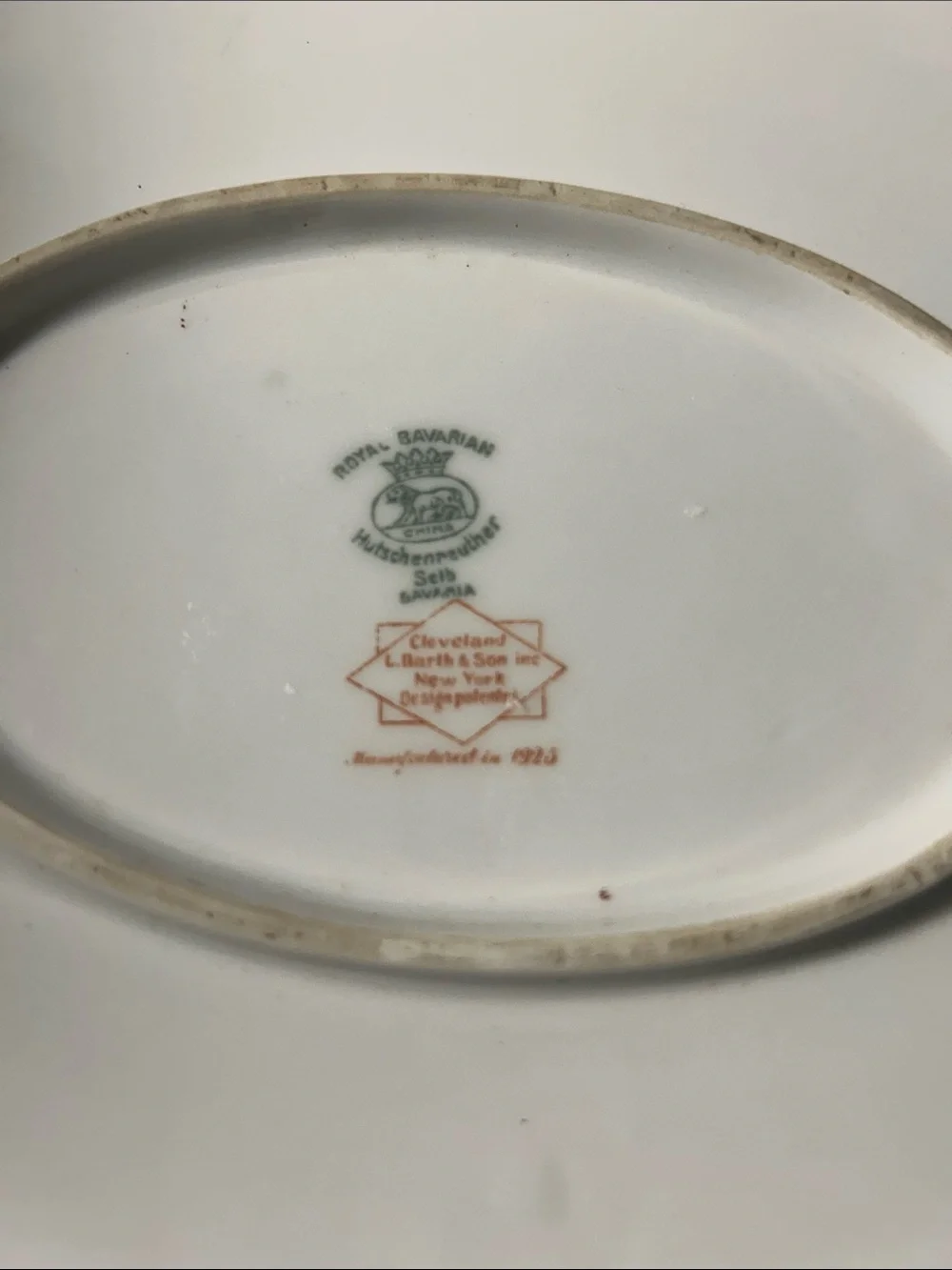 Vintage Bavarian Platter